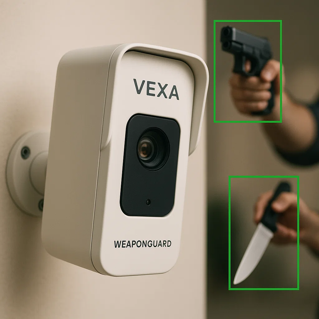 Vexa WeaponGuard – Silah & Bıçak Tespit ve Alarm Sistemi
